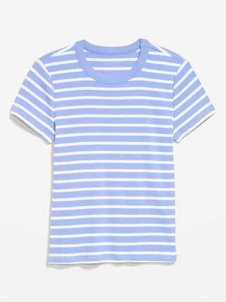 Camiseta Manga Corta Estampado Rayas
