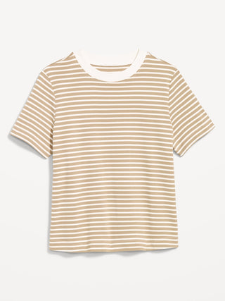 Striped Round Neck T-Shirt