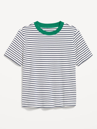 Striped Round Neck T-Shirt