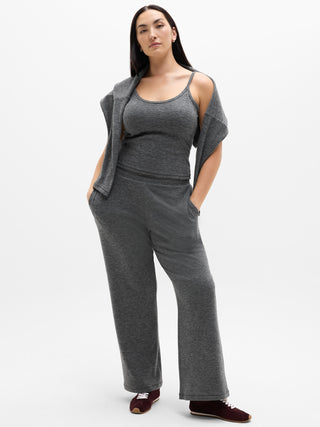 Camiseta Deportiva de Tirantes Tejido Jaspeado