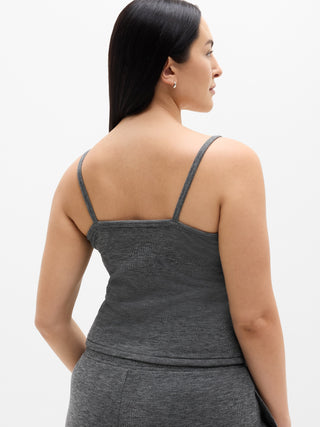 Camiseta Deportiva de Tirantes Tejido Jaspeado