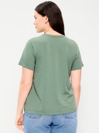 Camiseta Manga Corta de Algodón