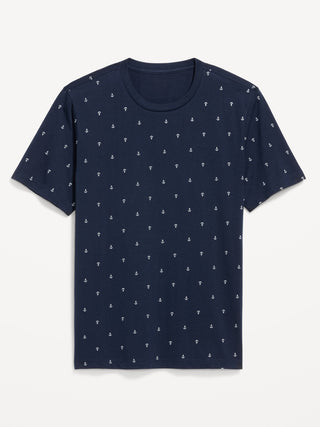 Camiseta Manga Corta de Algodón con Estampado