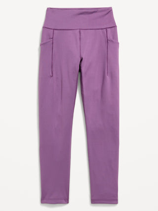 Legging Largo 7/8 Talle Alto con Bolsillos, Niña