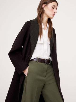 Pantalón Talle Alto con Bolsillos