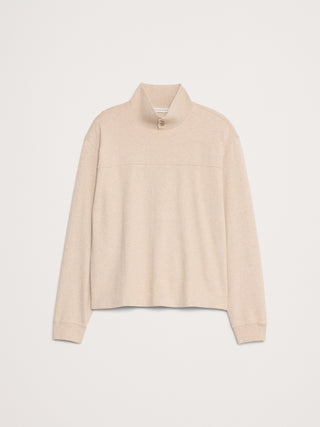 Sudadera con Cuello Alto de Algodón