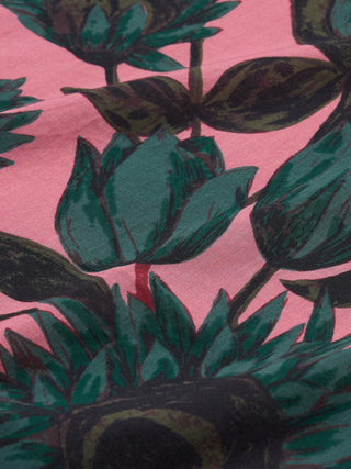 Pañuelo con Estampado Floral de Algodón