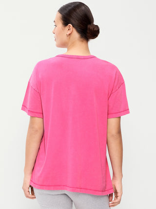 Oversized Cotton Short-Sleeved T-Shirt