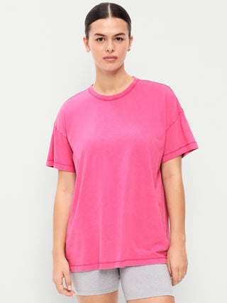 Oversized Cotton Short-Sleeved T-Shirt