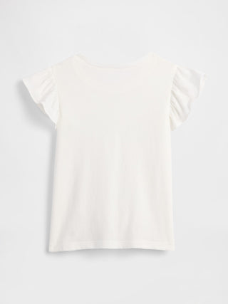 Camiseta con mangas onduladas de babyGap.