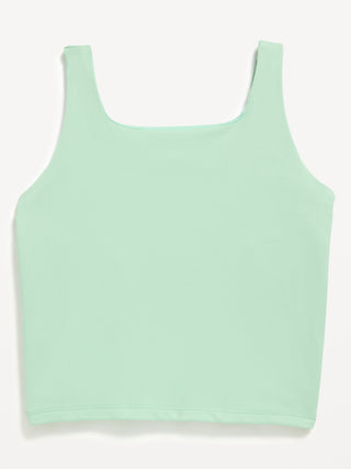 Sujetador deportivo largo StudioSmooth para niñas.