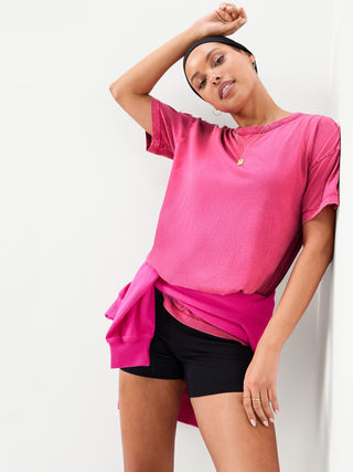 Oversized Cotton Short-Sleeved T-Shirt