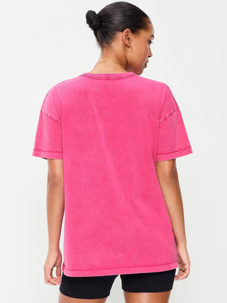 Oversized Cotton Short-Sleeved T-Shirt