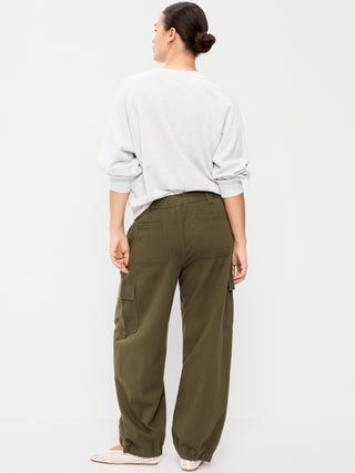 Pantalones cargo de sarga.