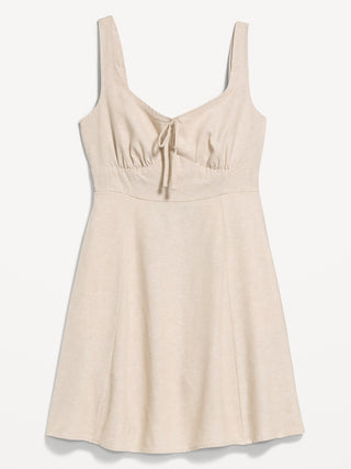 Vestido con Tirantes Anchos y Escote Corazón