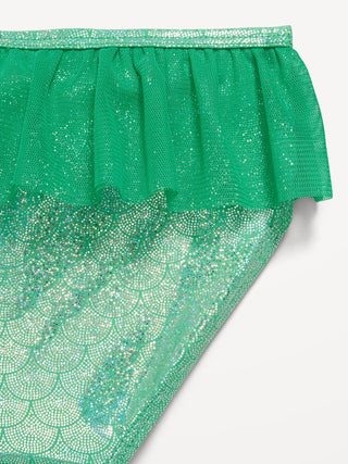 Set de Traje de Baño 2 Piezas con Detalle Volantes, Bebé