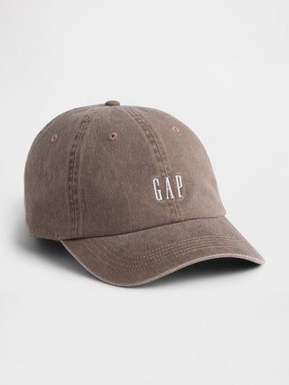 Gorra con Logo Bordado de Algodón