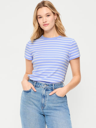 Camiseta Manga Corta Estampado Rayas