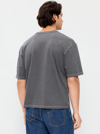 Camiseta Oversized Manga Corta de Algodón