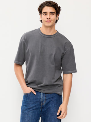 Camiseta Oversized Manga Corta de Algodón