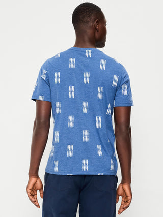 Camiseta Manga Corta de Algodón con Estampado