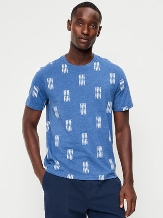 Camiseta Manga Corta de Algodón con Estampado