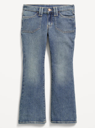 Low-Rise Flare-Leg Jeans for Girls.