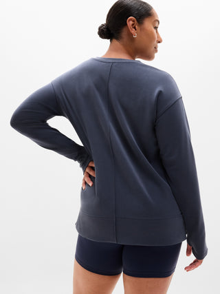 Sudadera Oversize Cuello V