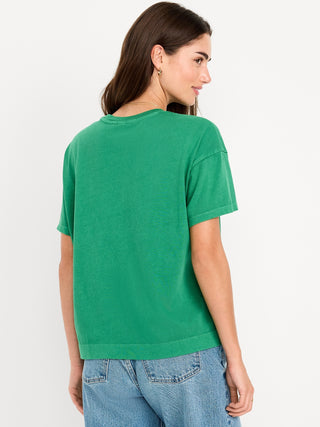 Camiseta Manga Corta de Algodón