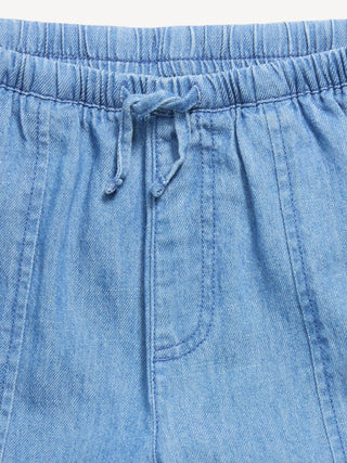 Pantalón Cintura Elástica con Bolsillos, Niña