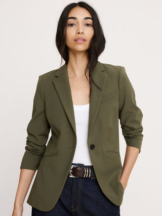 Slim Fit Long Sleeve Blazer