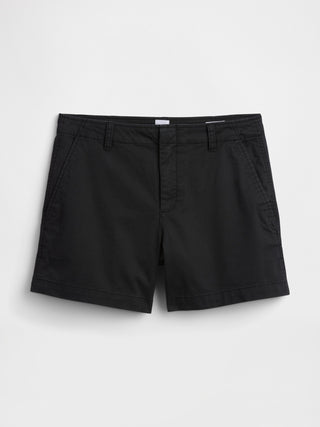 Shorts caqui Downtown de talle medio de 5".