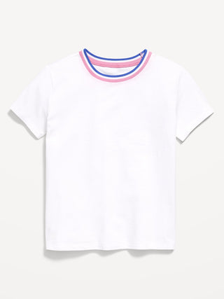 Camiseta de manga corta más suave para niñas.