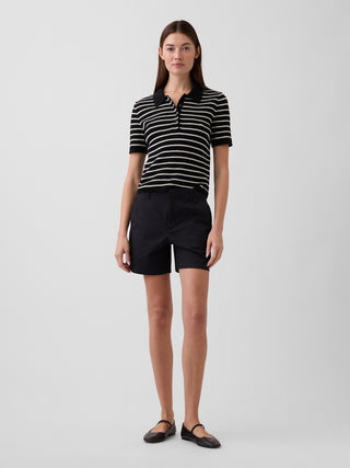 Shorts caqui Downtown de talle medio de 5".
