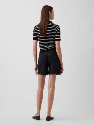 Shorts caqui Downtown de talle medio de 5".