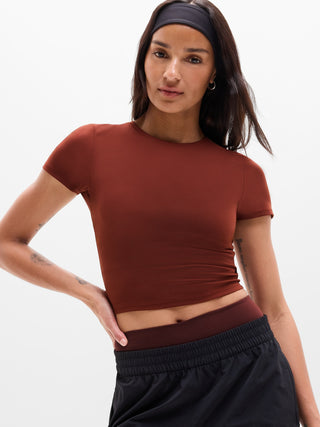 Transcend Camiseta Manga Corta con Detalle Espalda