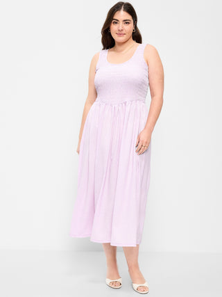 Vestido de Tirantes con Corpiño Fruncido