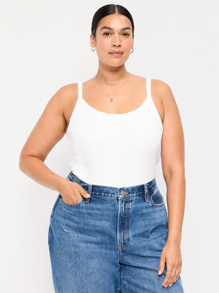 Rib-Knit Cami Tank Top.