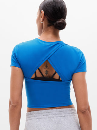 Transcend Camiseta Manga Corta con Detalle Espalda