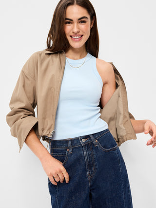 Camiseta Ajustada Cuello Redondo