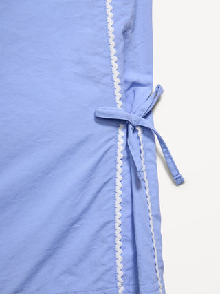 Pantalón Cintura Elástica con Detalle Lazos, Niña