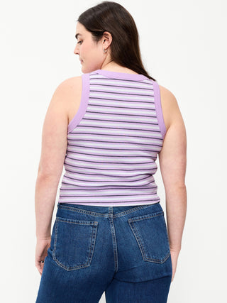 Striped Sleeveless Top