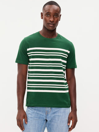 Camiseta Cuello Redondo de Algodón