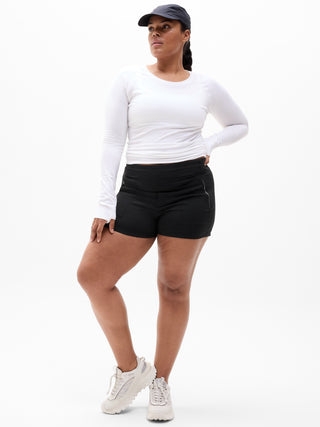 Short Deportivo Talle Medio con Bolsillos