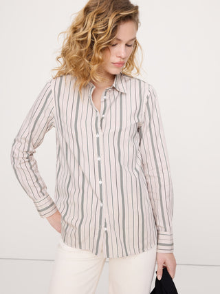 Camisa Manga Larga de Algodón