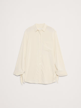 Camisa Manga Larga con Puños Anudados