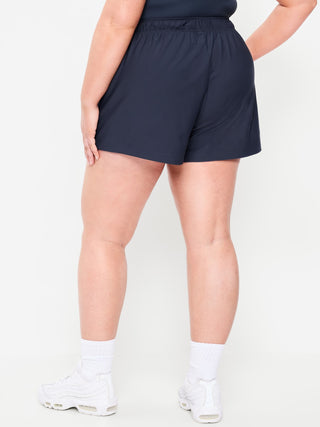 High-Waisted PowerSoft Shorts -- 3.5-inch inseam.
