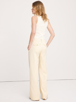 Pantalón Ancho Talle Medio