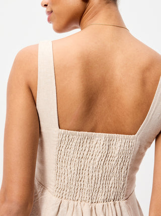Vestido con Tirantes Anchos y Escote Corazón