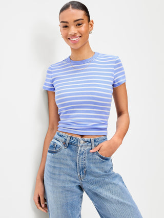 Camiseta Manga Corta Estampado Rayas